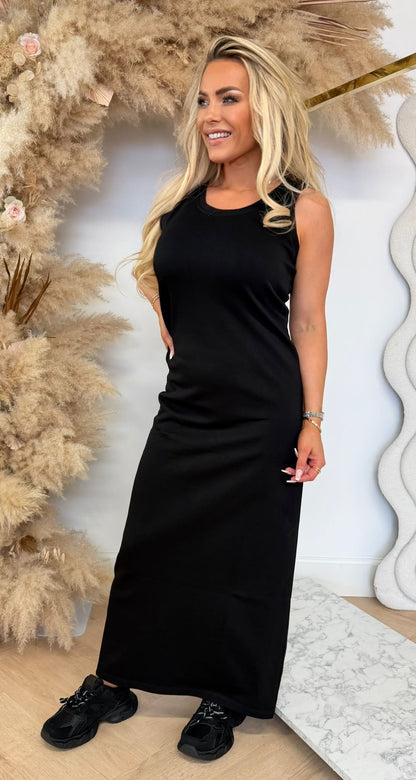 BASIC MAXI DRESS 1021 BLACK