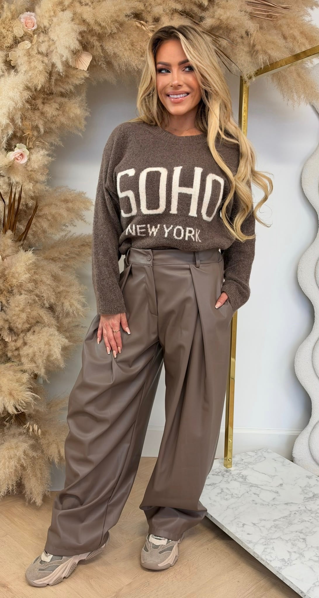 NEW SOHO SOFT SWEAT TAUPE