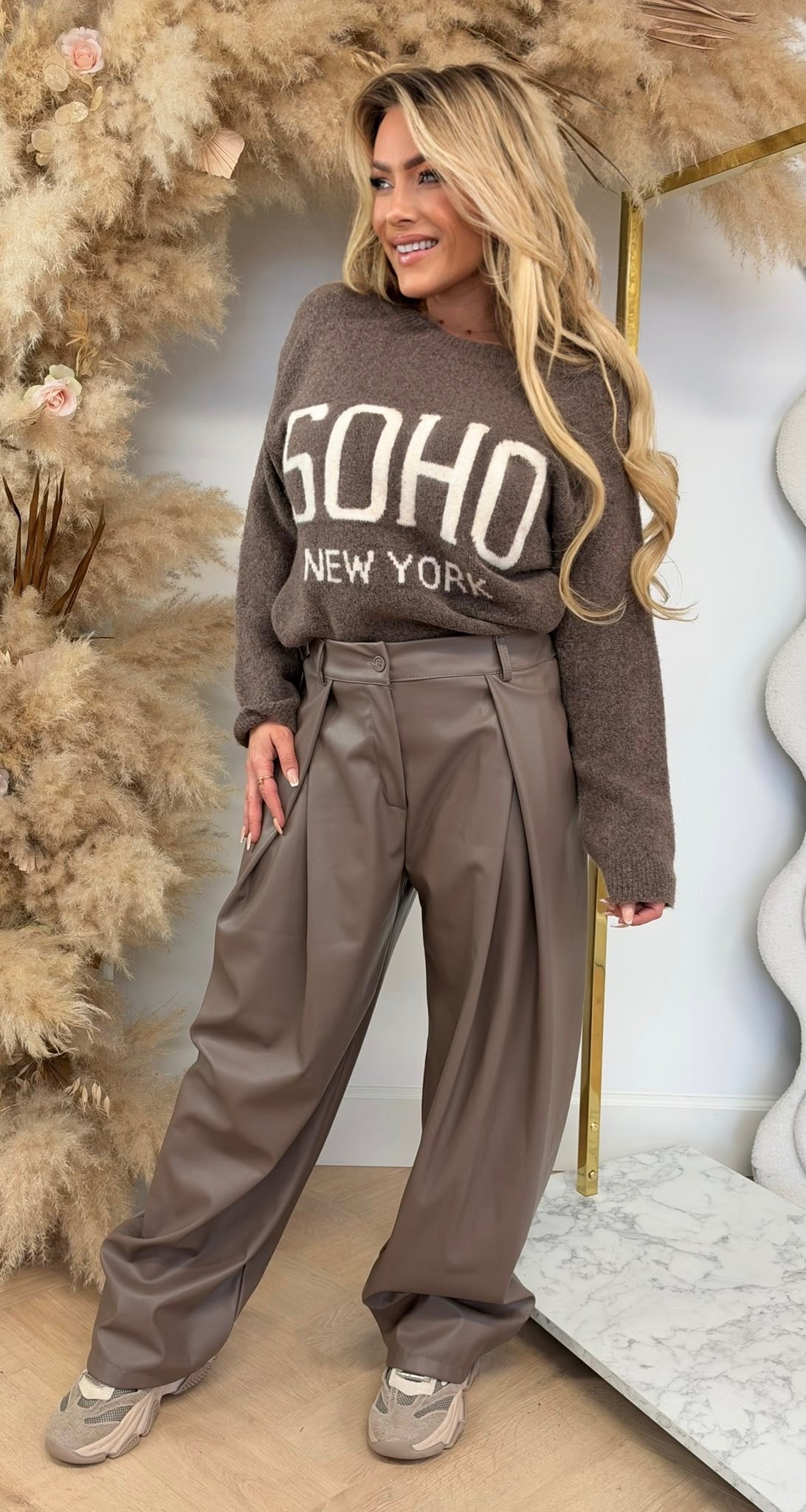 NEW SOHO SOFT SWEAT TAUPE