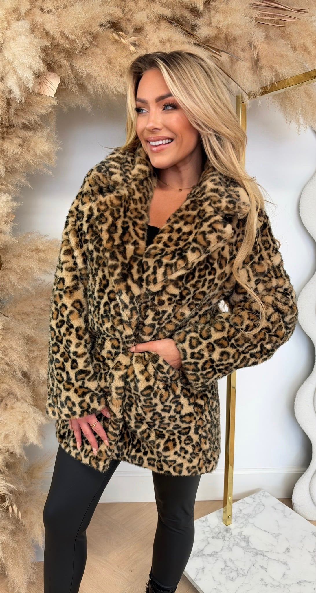 ANNE LEO SOFT COAT 8752 CAMEL