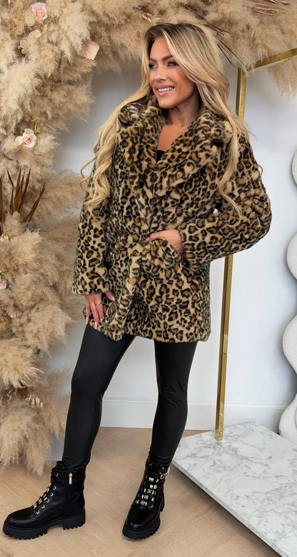 ANNE LEO SOFT COAT 8752 CAMEL