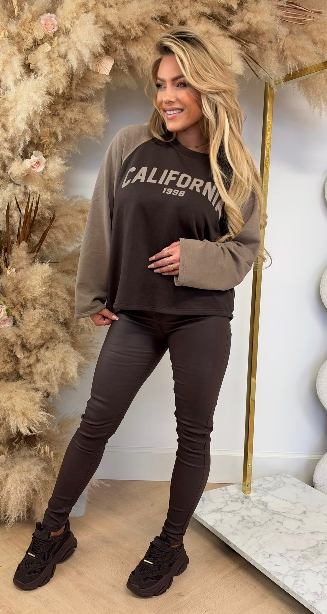 CALIFORNIA 1998 SWEAT TAUPE