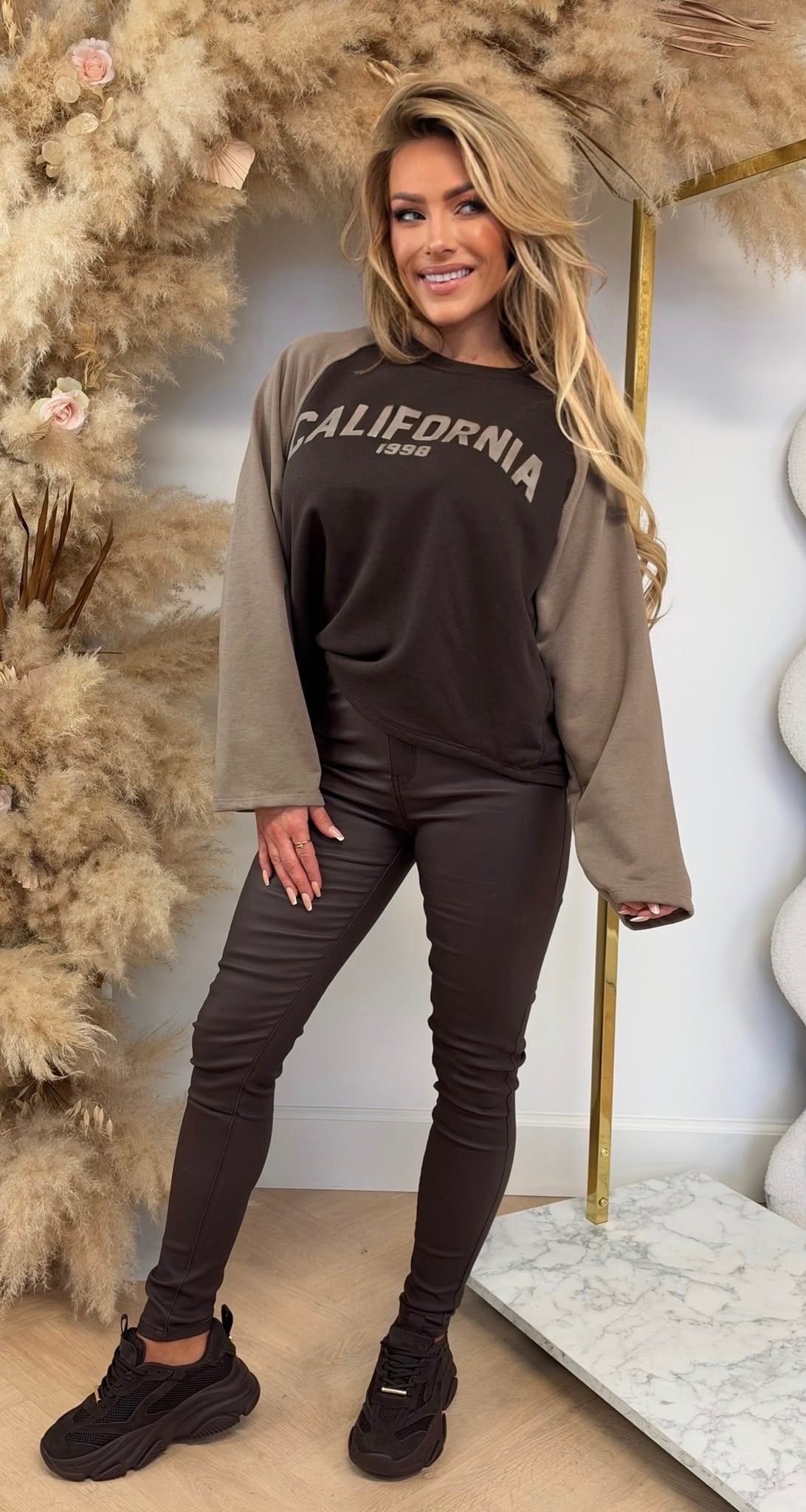 CALIFORNIA 1998 SWEAT TAUPE