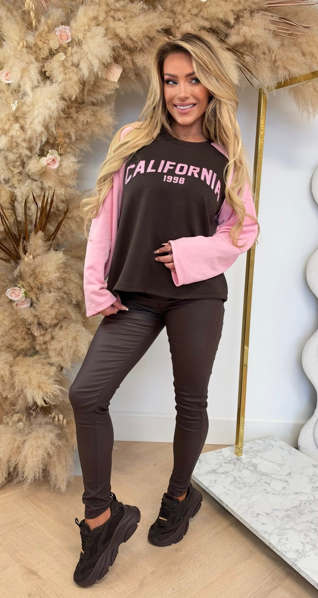 CALIFORNIA 1998 SWEAT PINK