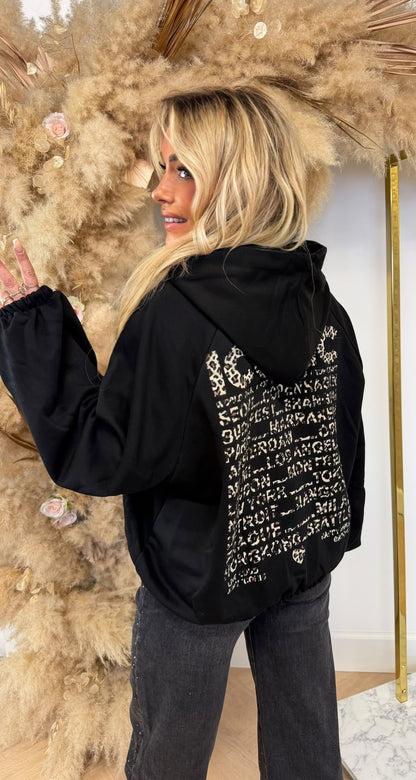 ICONIC LEO HOODIE 20421-1 BLACK