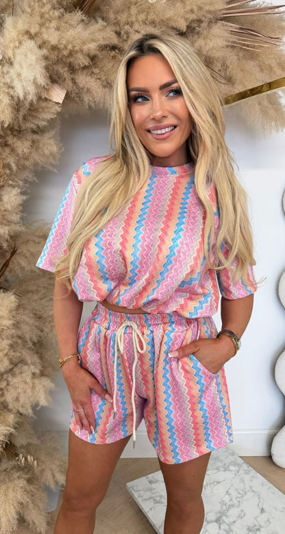 KRETA CROPPED 2 PIECE SET LIGHTPINK
