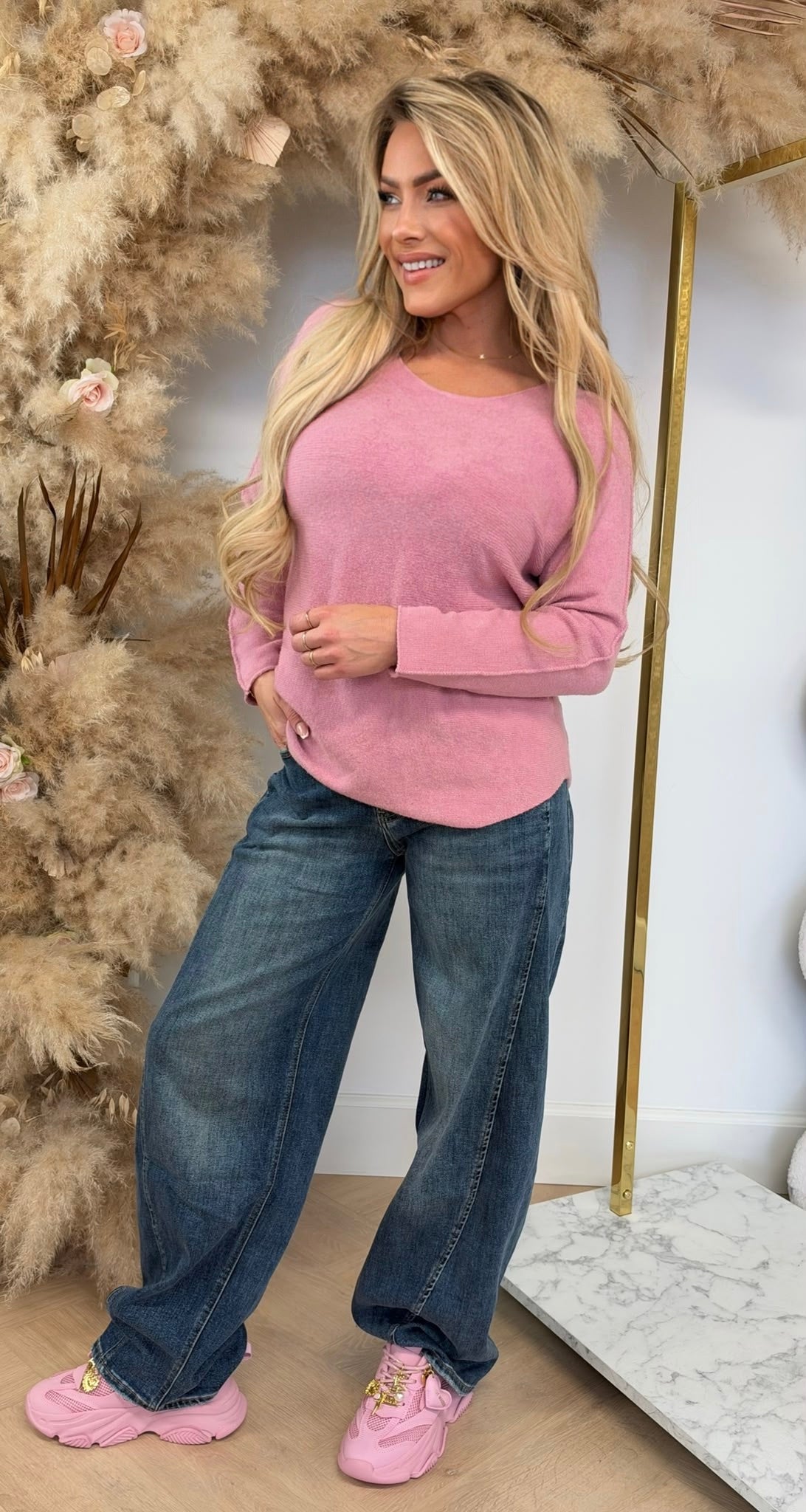 ROUND NECK SOFT TOP SOFTPINK