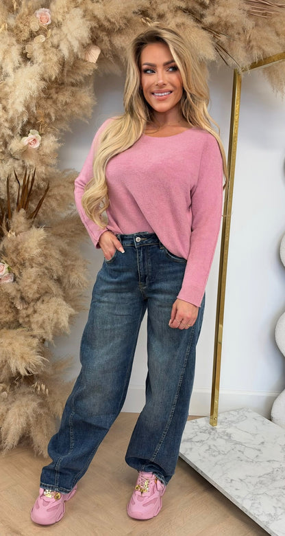 ROUND NECK SOFT TOP SOFTPINK