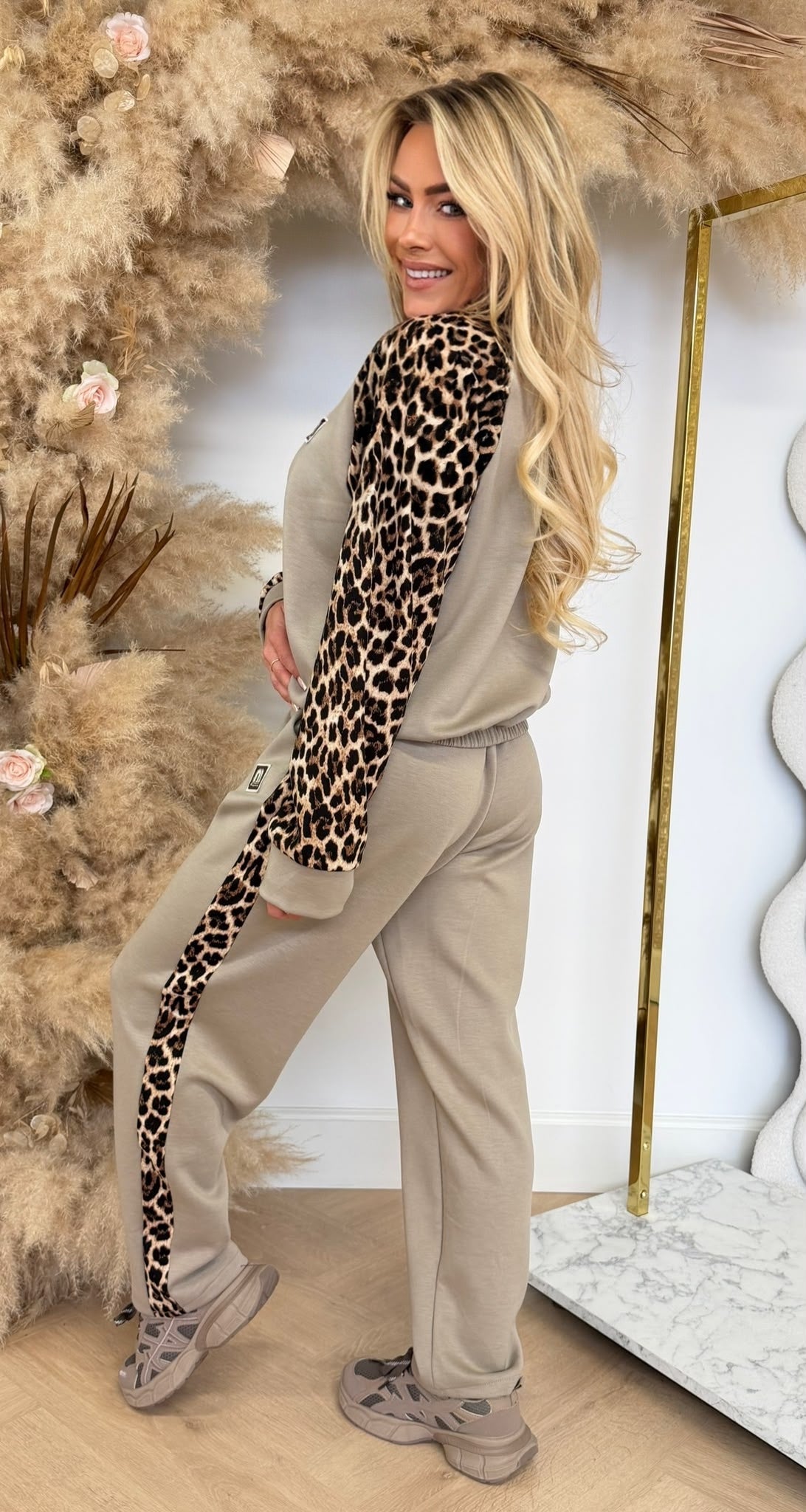 MONICA LEO SET BEIGE