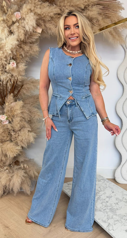 GOYA TWO PIECE SET YX1110 DENIMBLUE