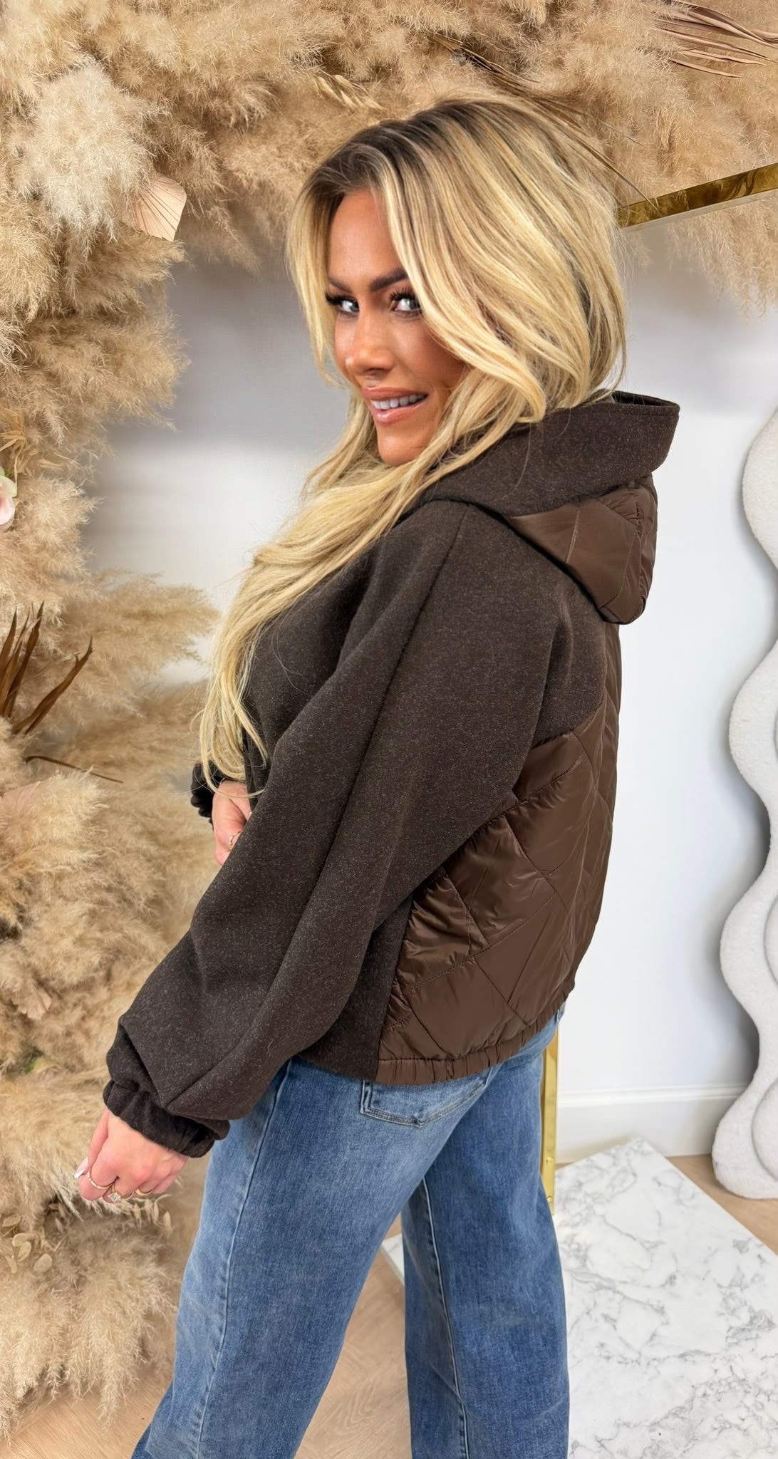 CAPUCHON SOFT JACKET BROWN