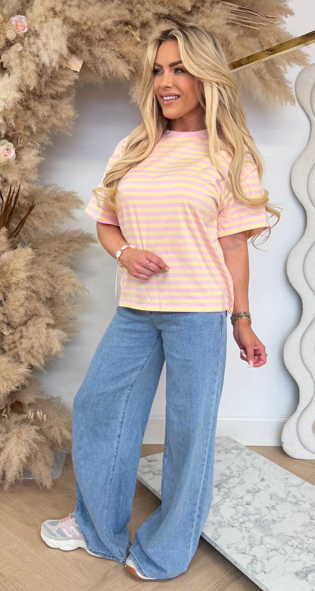 STRIPE SHIRT 357 YELLOW