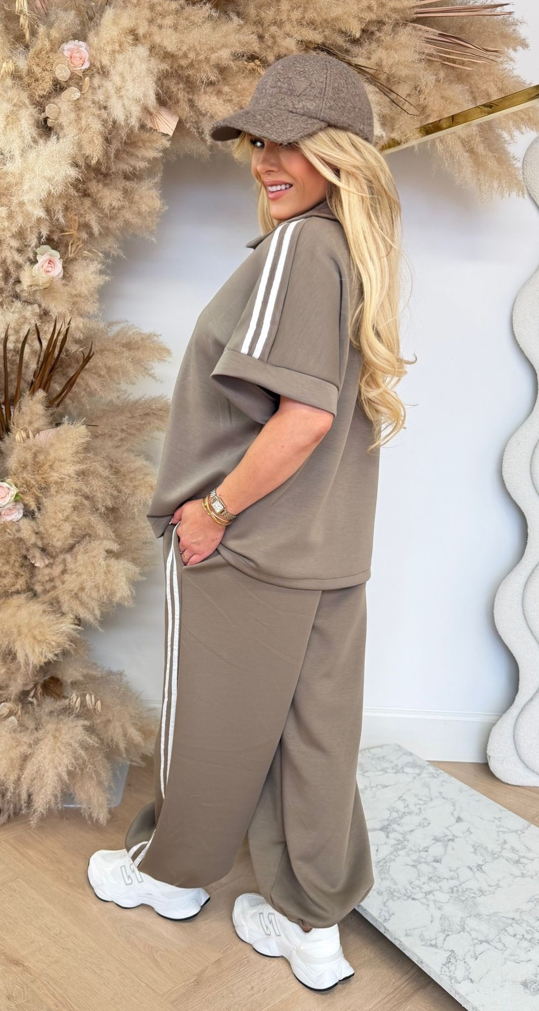 CHAYENNE STRIPE SET TAUPE
