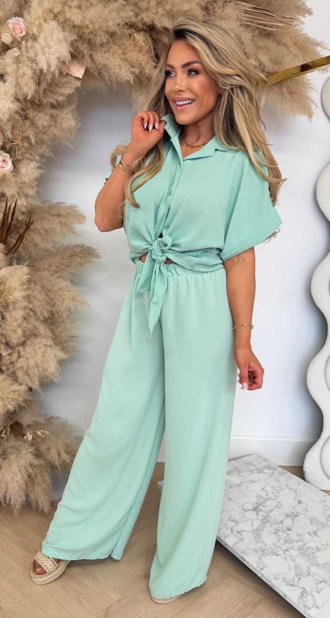 SCHLICHTES ELEGANTES CO-ORD SET MINT