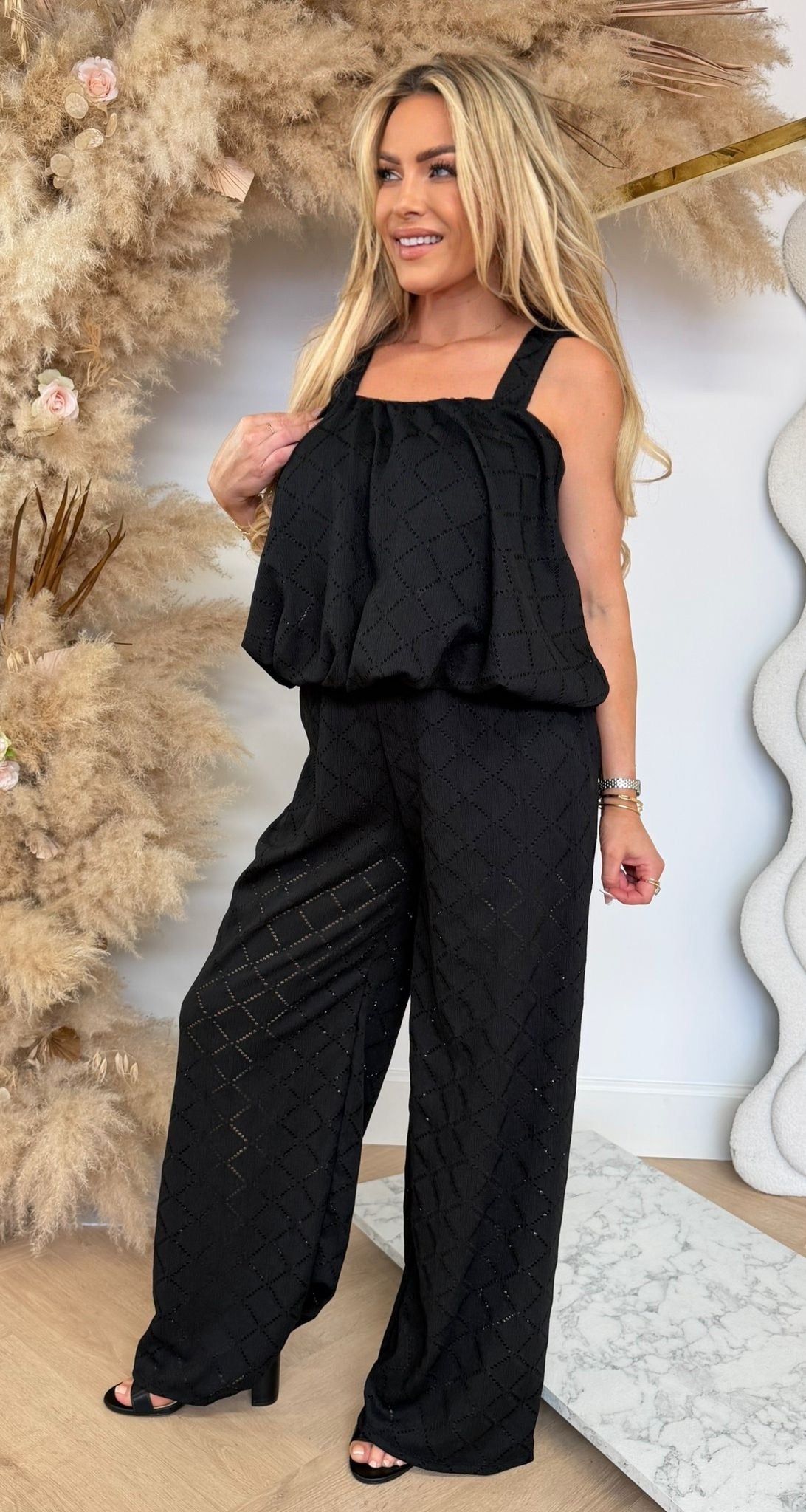 NOUK COMFY TWO PIECE SET BLACK