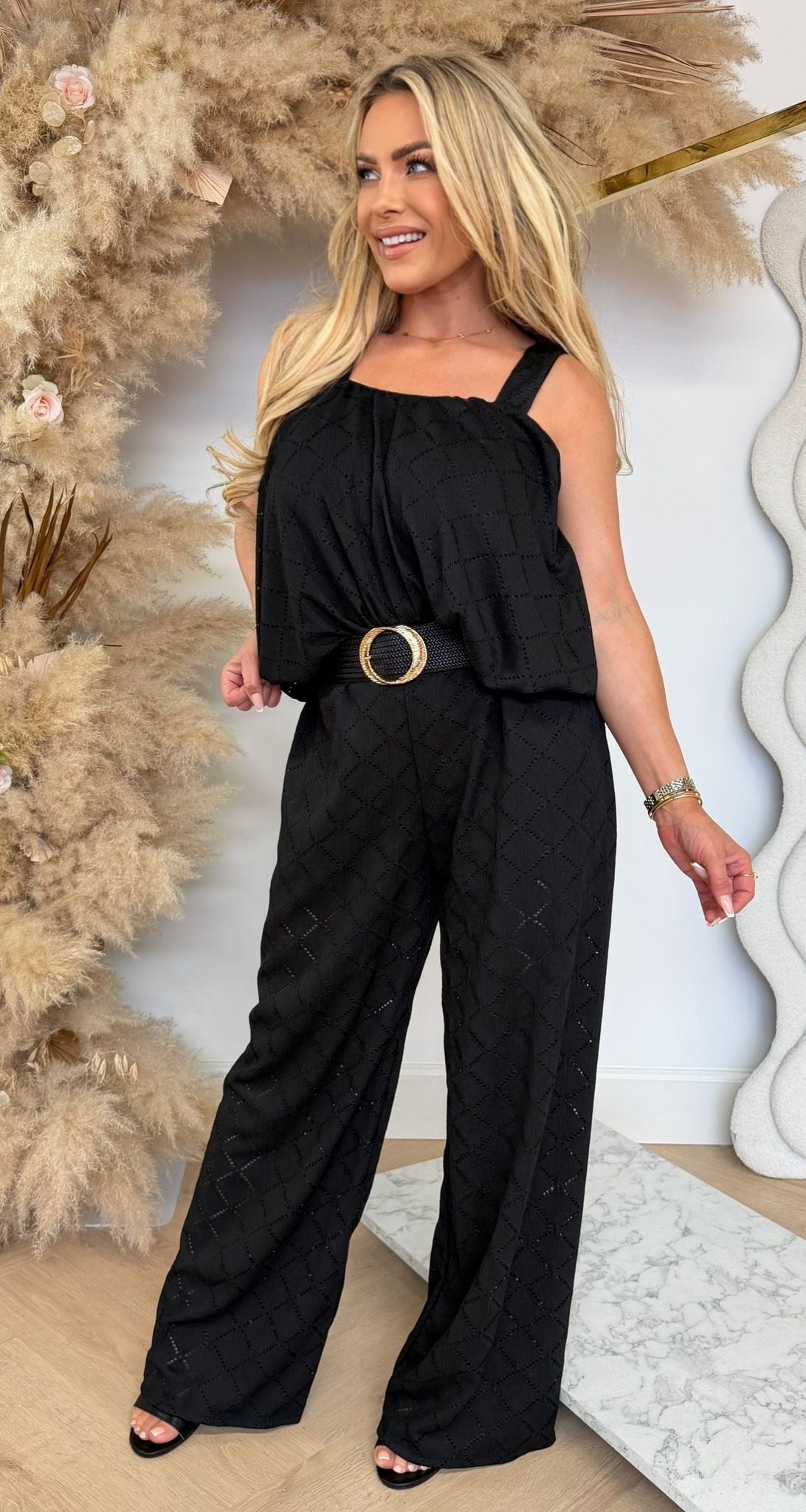 NOUK COMFY TWO PIECE SET BLACK