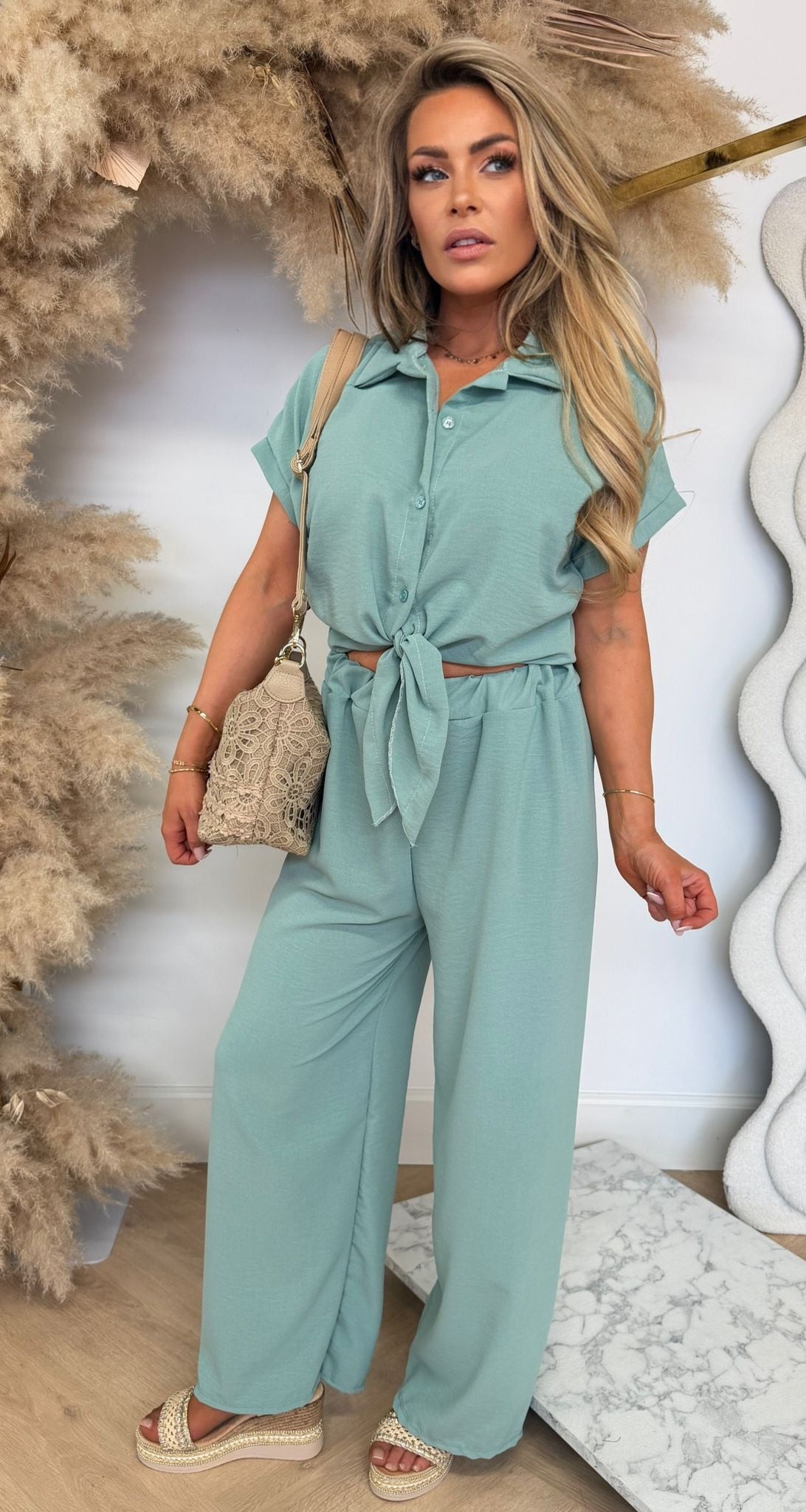 SIMPLE CLASSY CO-ORD SET ESMARALD