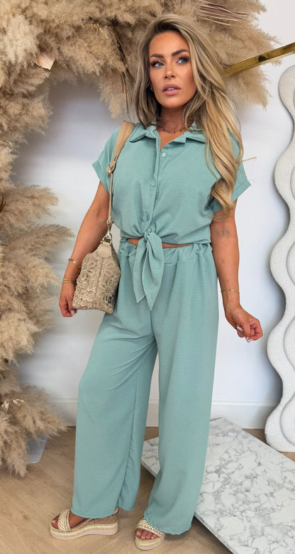 SIMPLE CLASSY CO-ORD SET ESMARALD