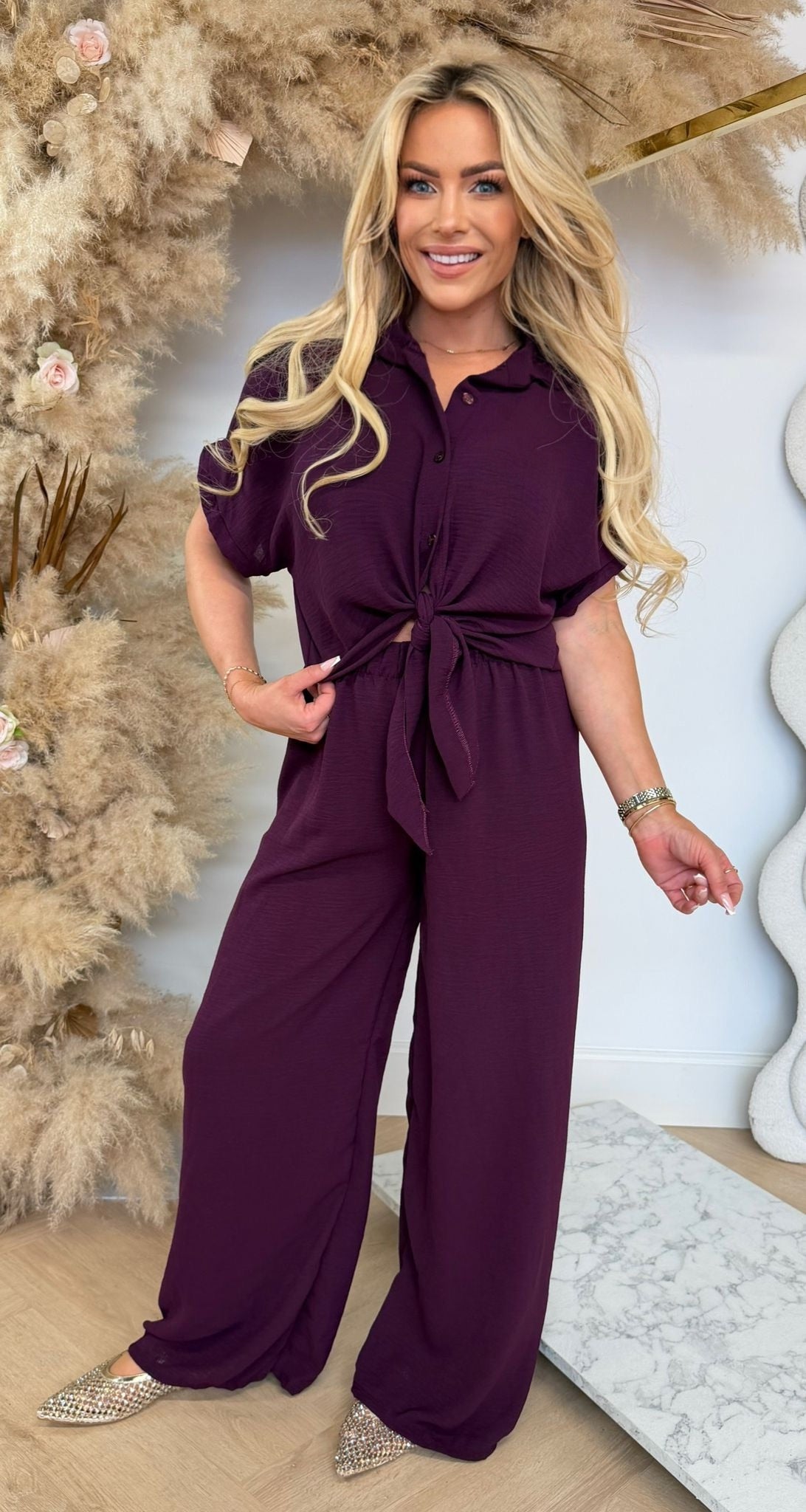 SCHLICHTES ELEGANTES CO-ORD-SET CAMEL