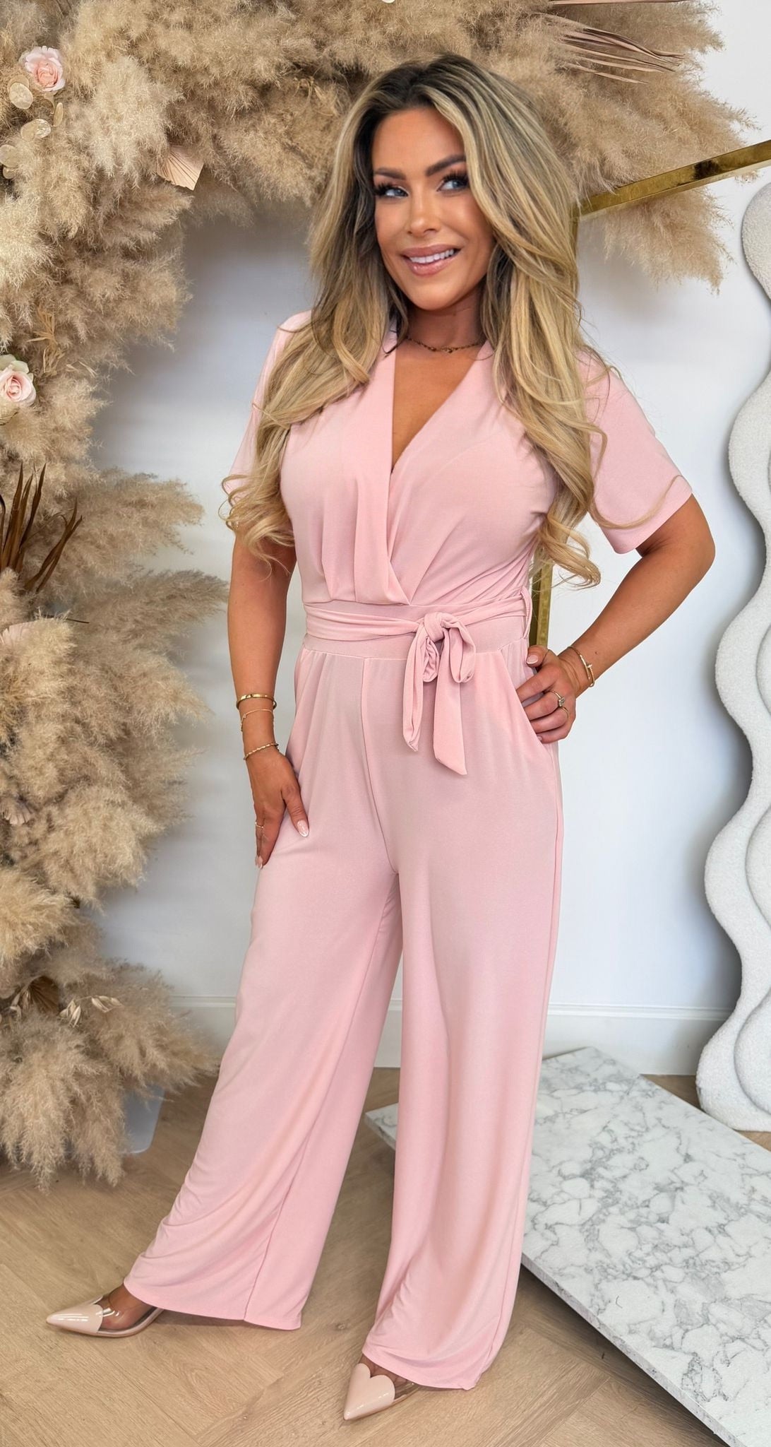 SUPER STRETCHY JUMPSUIT LIGHTPINK