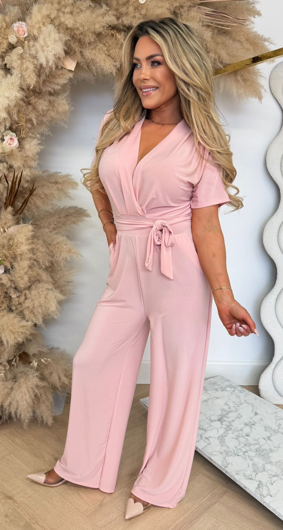 SUPER STRETCHY JUMPSUIT LIGHTPINK