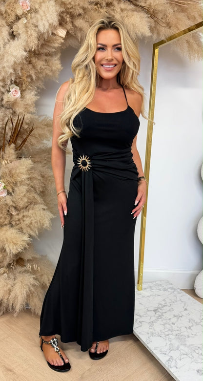 MIDNIGHT SUN DRESS BLACK