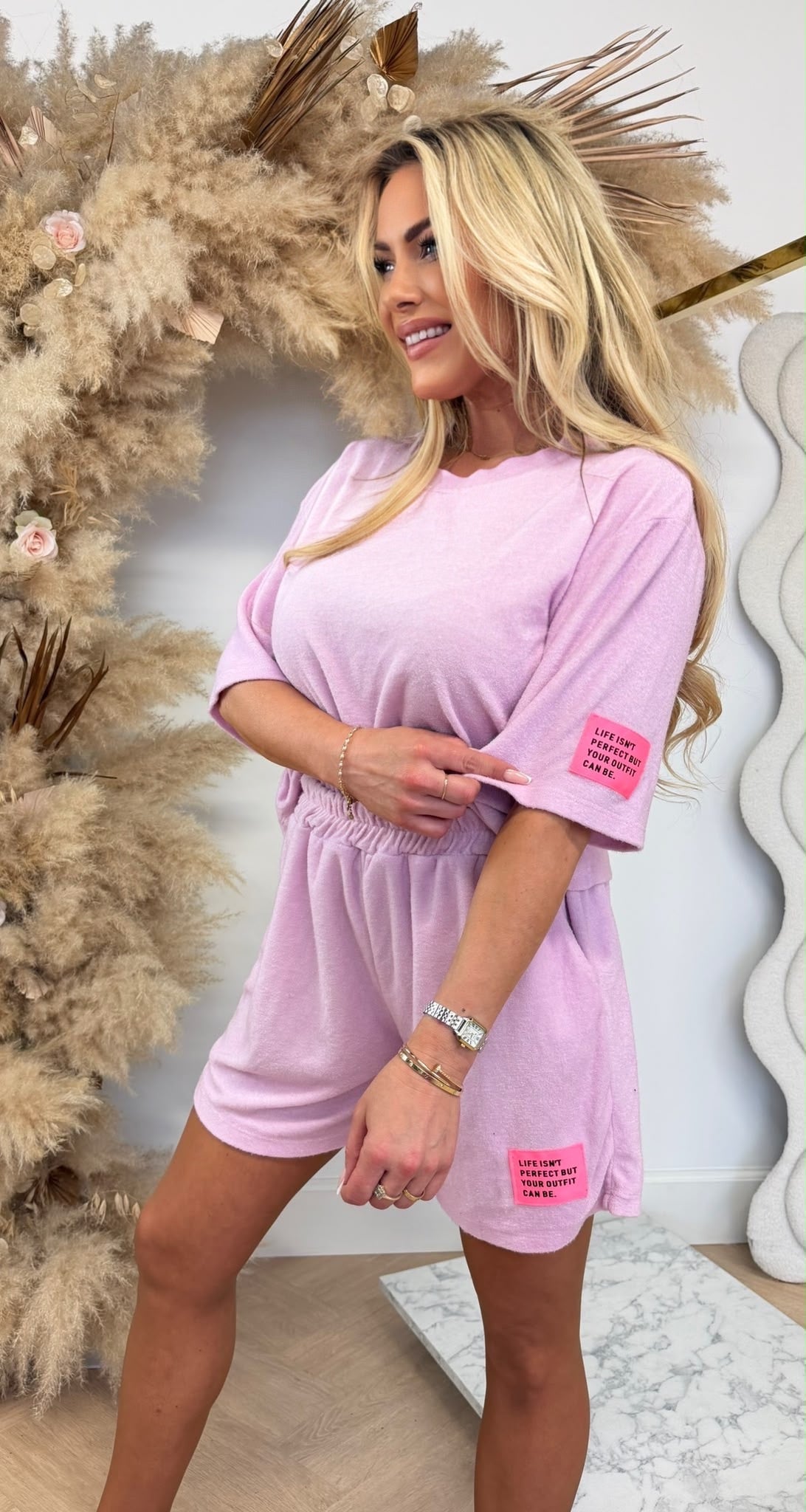 BADSTOF SET LIGHTPINK