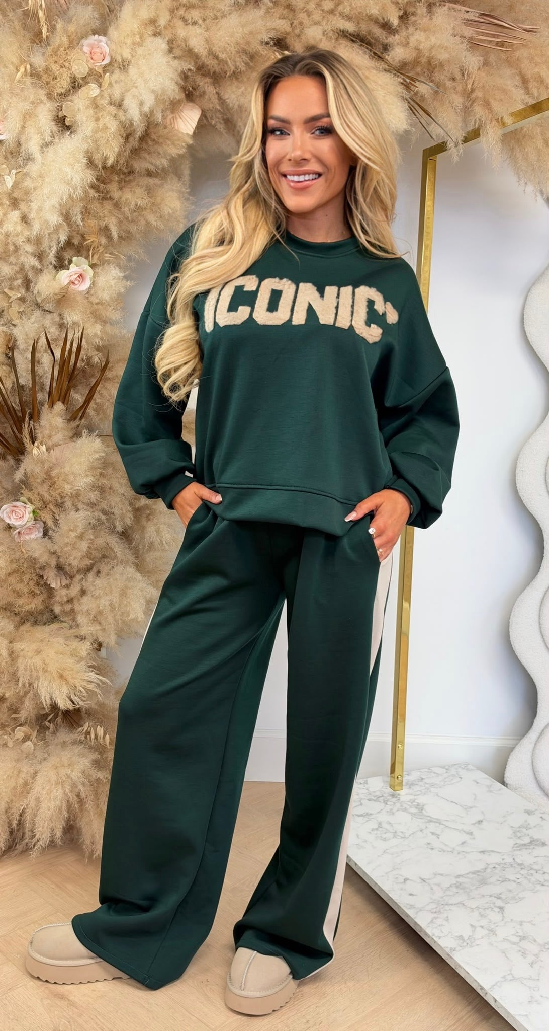ICONIC STRIPE SET GUCGREEN