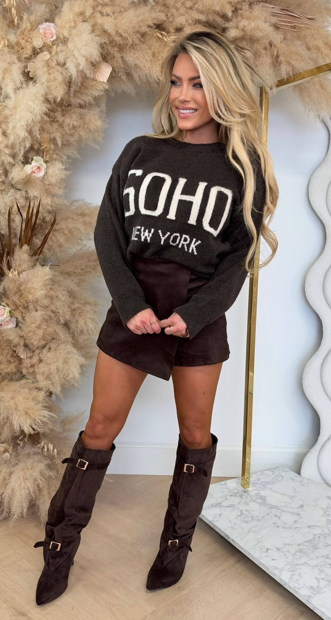 NEW SOHO SOFT SWEAT CHOCO