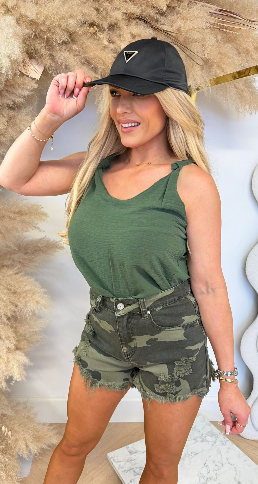 JAZZY KNOT TOP GREEN