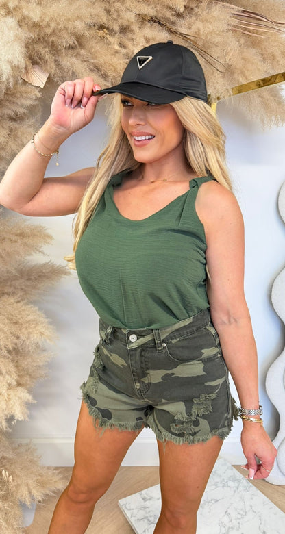 JAZZY KNOT TOP GREEN