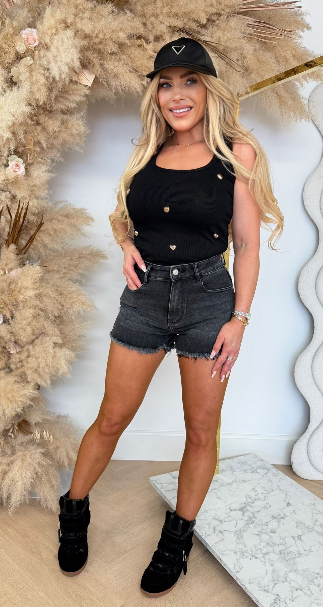 HARTJES STUDS TOP 501 BLACK