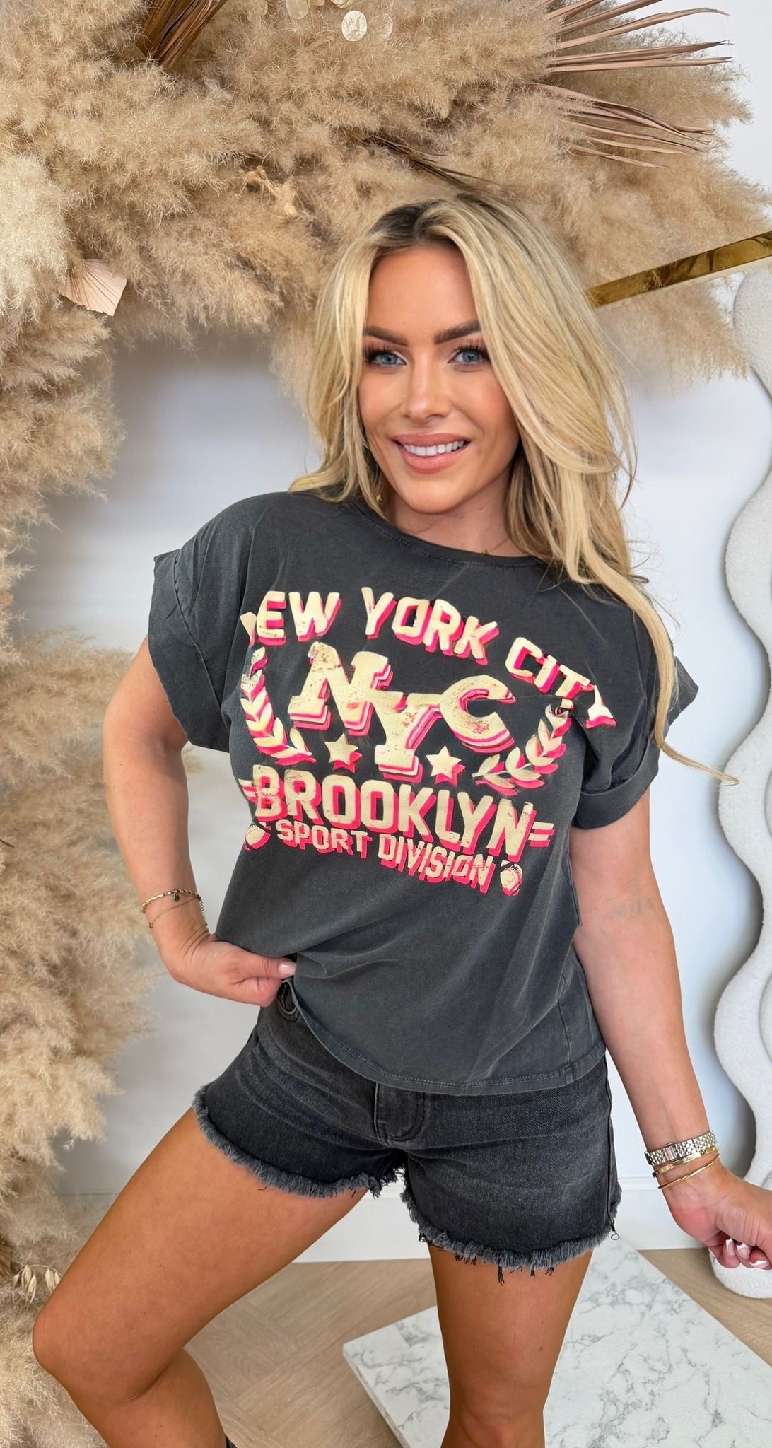 NEW YORK CITY TEE 690010-1 GREY