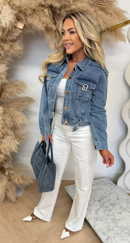 LUXURY DENIM JACKET 5033 DENIMBLUE