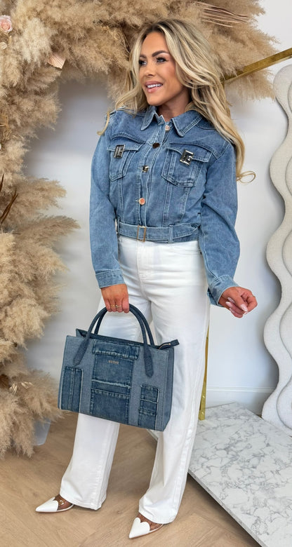 LUXURY DENIM JACKET 5033 DENIMBLUE
