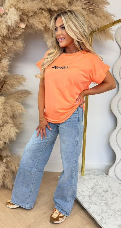ANGEL WING TEE 8131 NEONORANGE