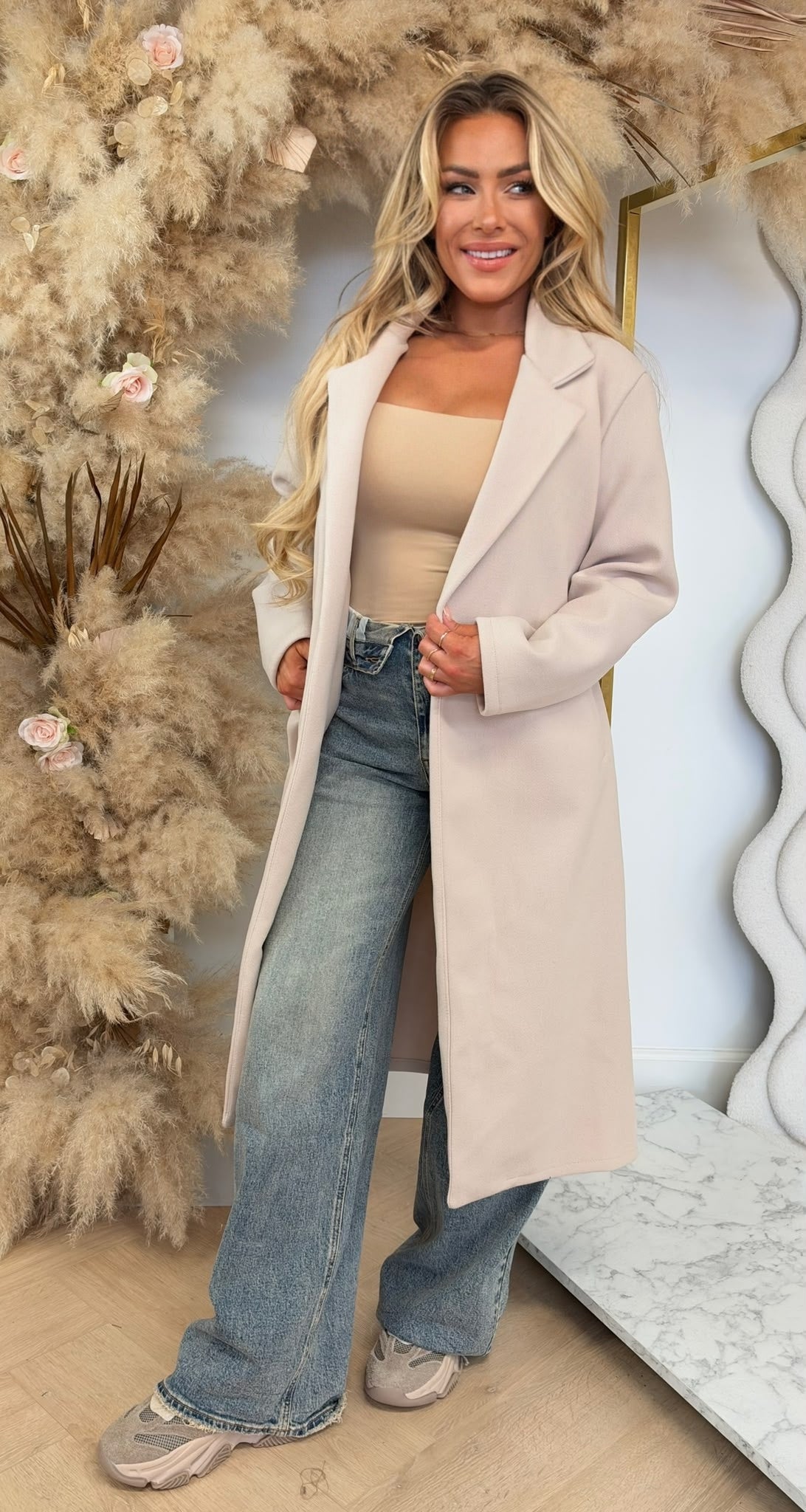 KARDASHIAN COAT LIGHTBEIGE