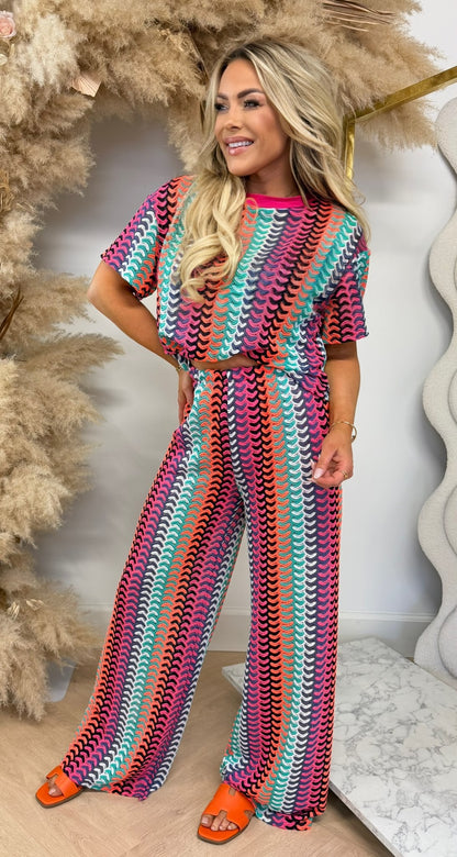 MISSONI PRINT SET PINK