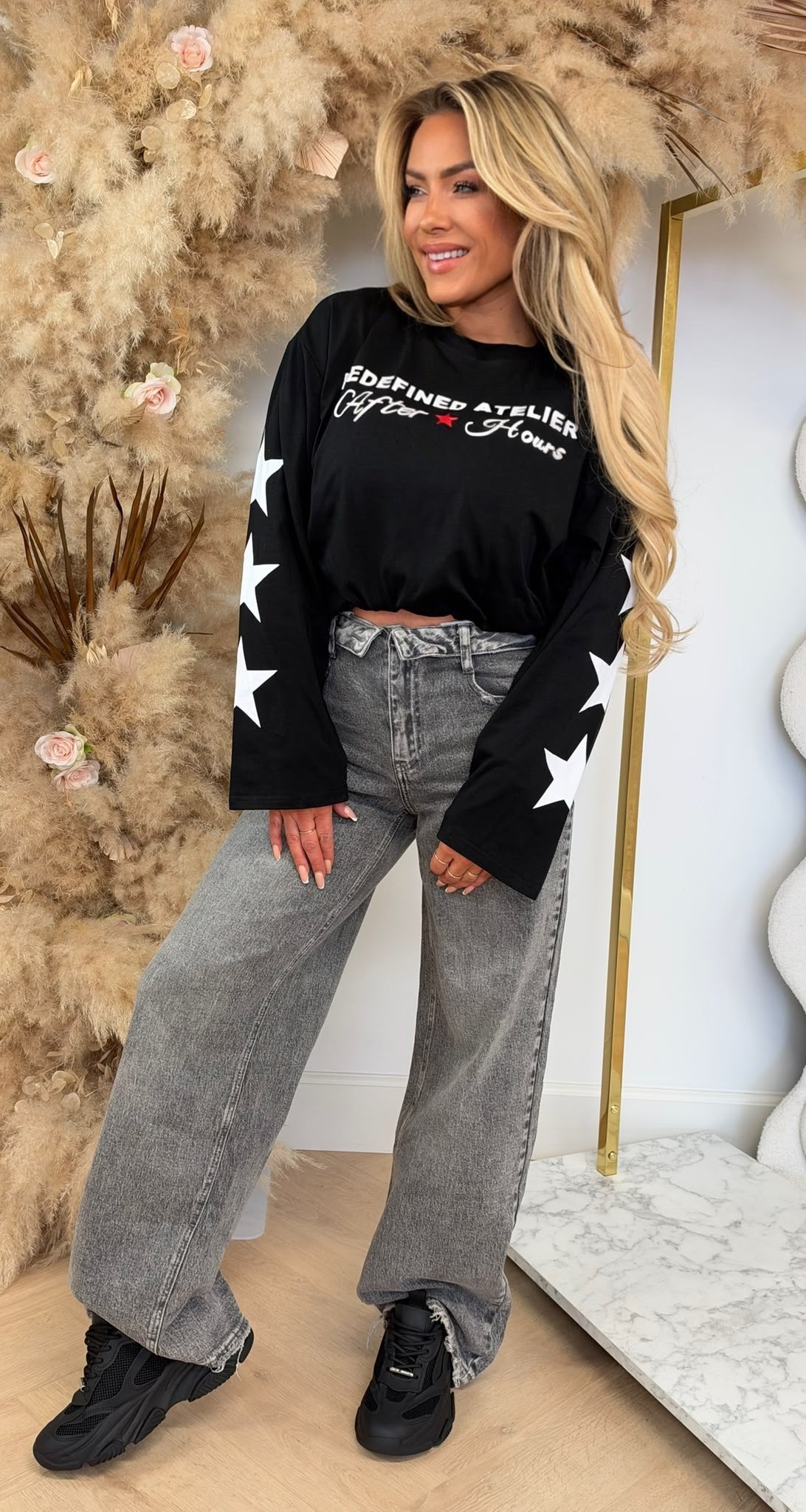 REFINED ATELIER LONGSLEEVE TEE 311 BLACK