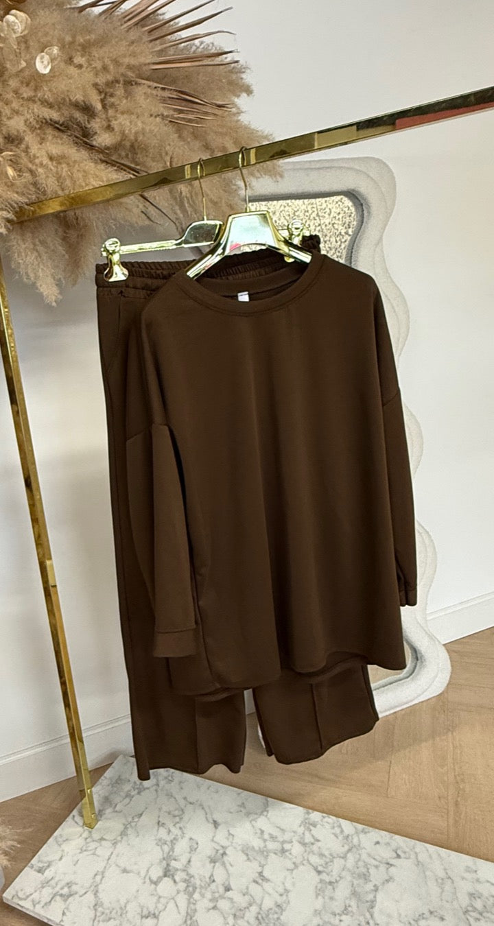 DJOEKE COMFY 2 PIECE SET KHAKI