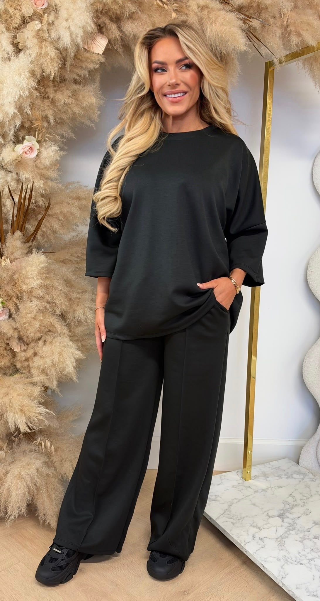 SARAH 2 PIECE SET BLACK
