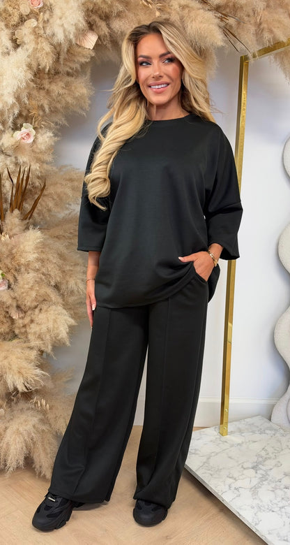 SARAH 2 PIECE SET BLACK