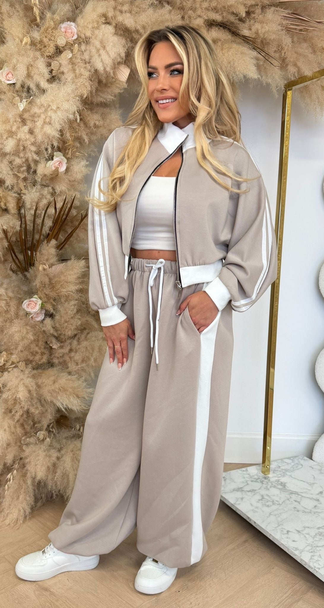 LENA TRACKSUIT TAUPE