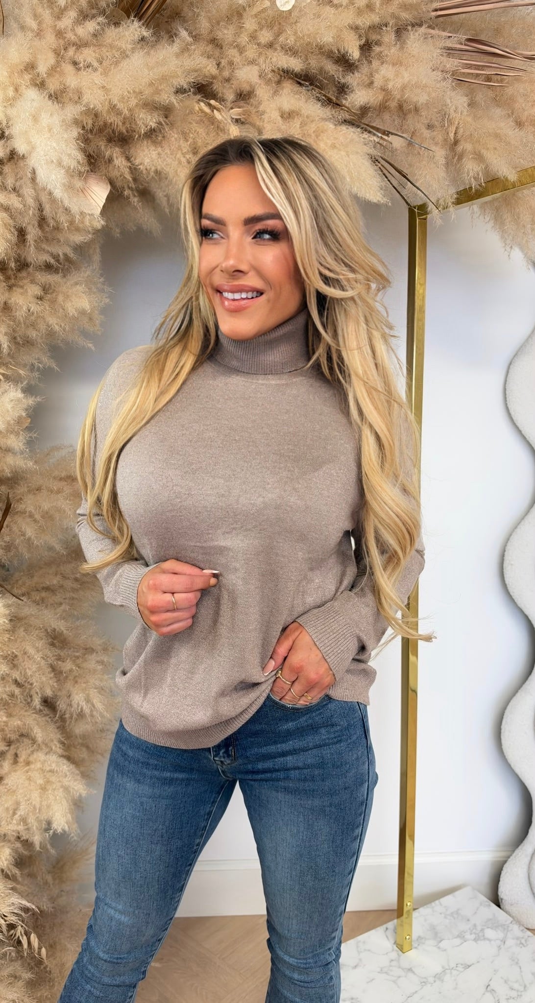 LUREX KOL TOP 924 TAUPE