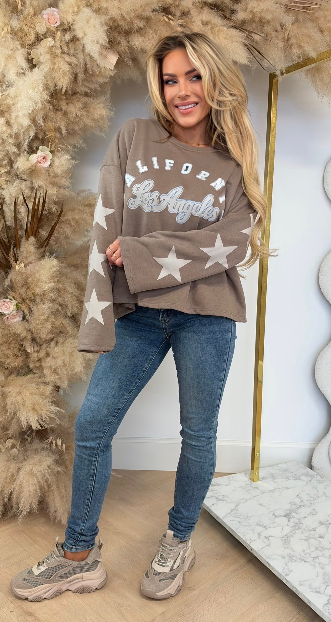 EMELY STAR LONGSLEEVE TAUPE