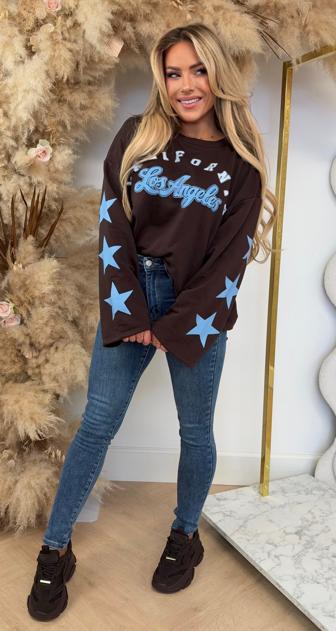 EMELY STAR LONGSLEEVE COFFEE