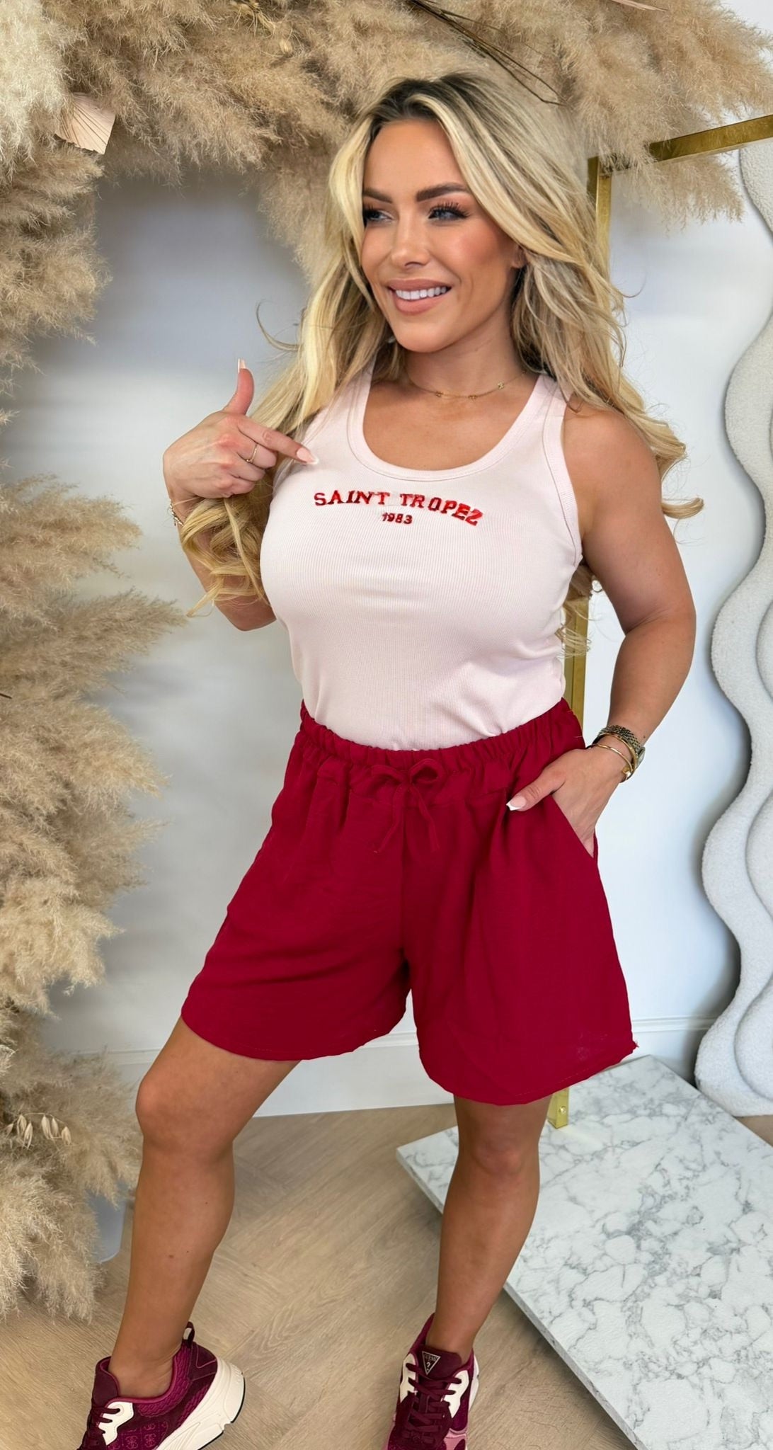 SAINT TROPEZ TOP KC-19 PINK