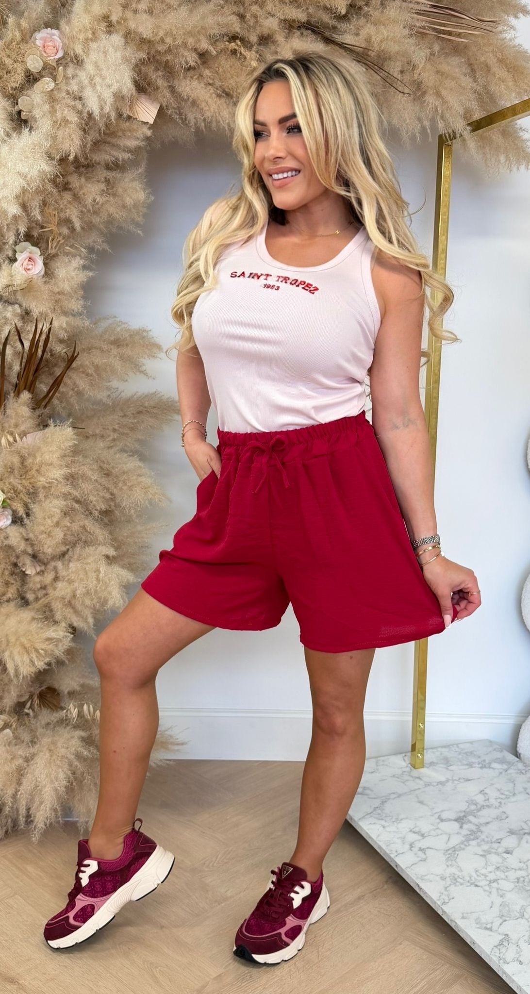 SAINT TROPEZ TOP KC-19 PINK