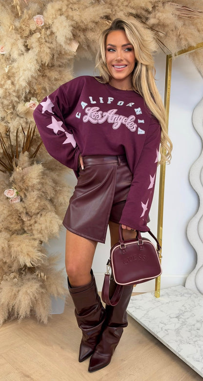 EMELY STAR LONGSLEEVE WINE