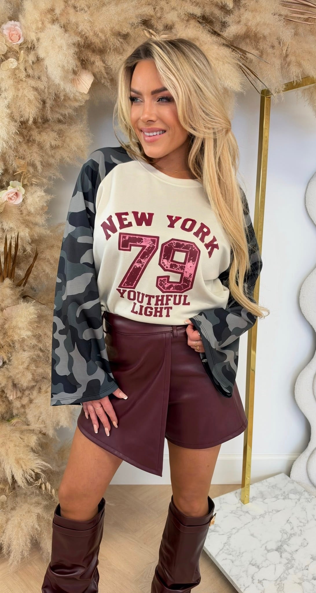 YOUTHFUL ARMY LONGSLEEVE PINK